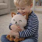 Moka — Peluche renard assise 25 cm Puppis Mollis