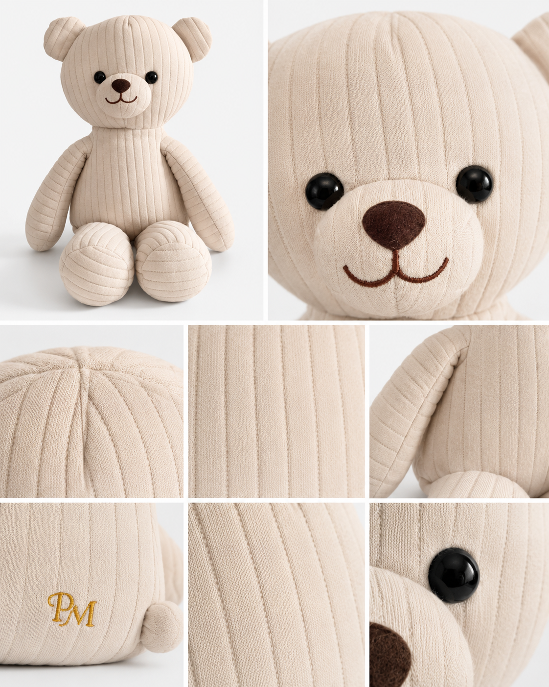Ours Linen – Augustin Peluche premium velours côtelé doux Puppis Mollis