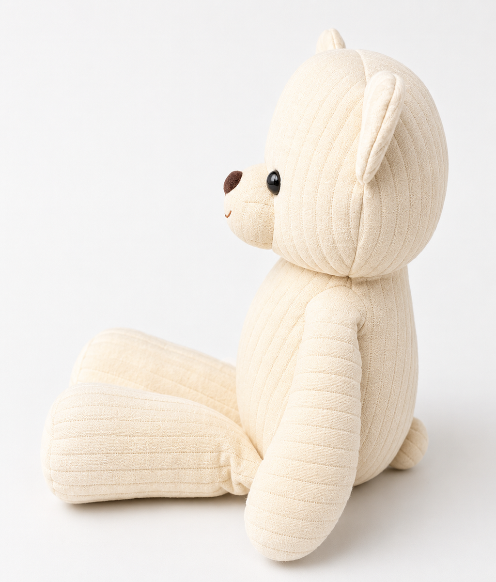 Ours Linen – Augustin Peluche premium velours côtelé doux Puppis Mollis