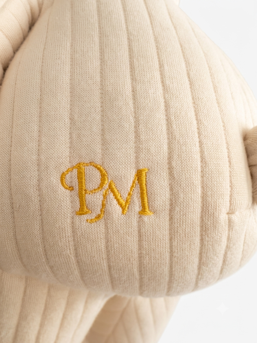 Ours Linen – Augustin Peluche premium velours côtelé doux Puppis Mollis