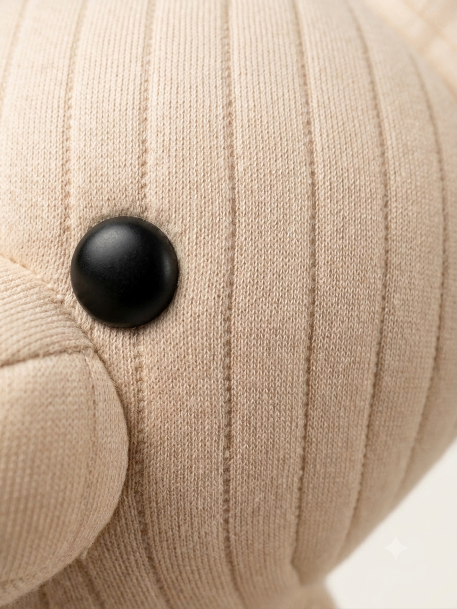 Ours Linen – Augustin Peluche premium velours côtelé doux Puppis Mollis